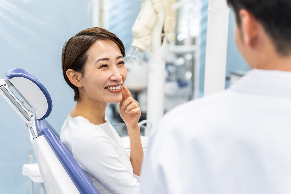 できるだけ痛みを軽減した治療を行います